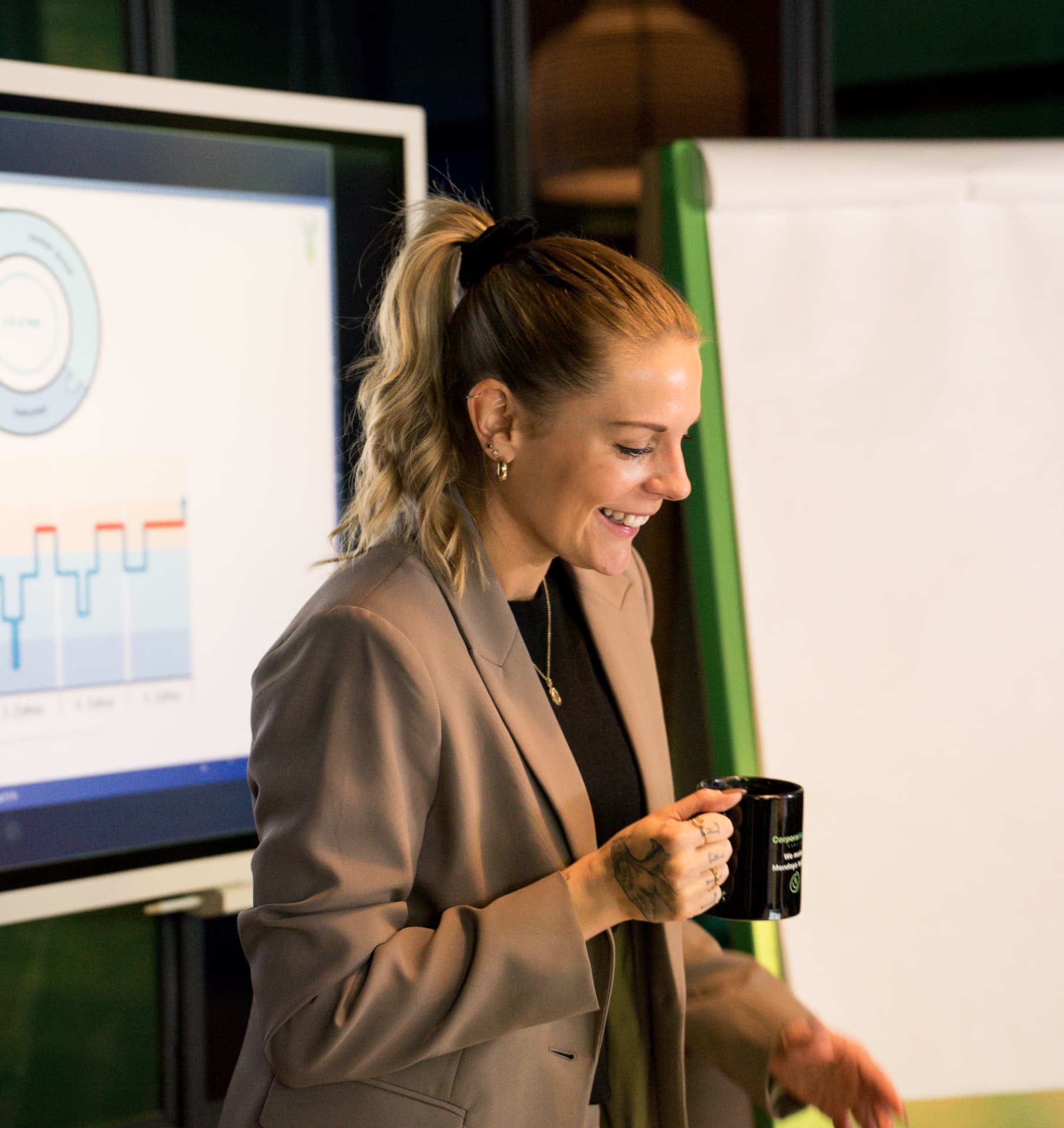 Christin Weil bei einem BGM-Workshop von CorporaHealth